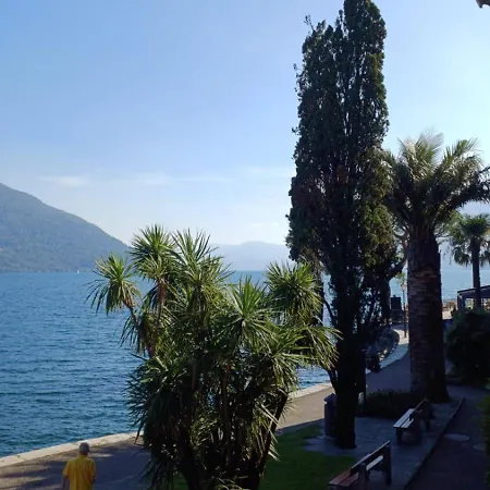 Rivalago - Front On Promenade Apartment Brissago TI